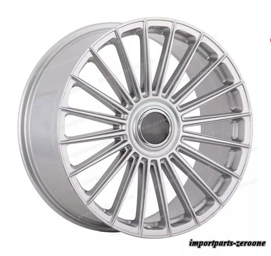 1点限り 22インチ 新品マルチスポーク グロスシルバースタイル ホイール レンジローバー ボーグ SVR　-BRN-12576　鍛造　★