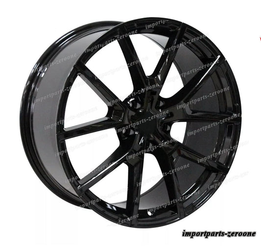 1点限り 20インチ 新品 グロス ブラック スタイル ホイール 2018+ BMW 8 シリーズ G14 15 16 20 728 　-BRN-12616　鍛造　★