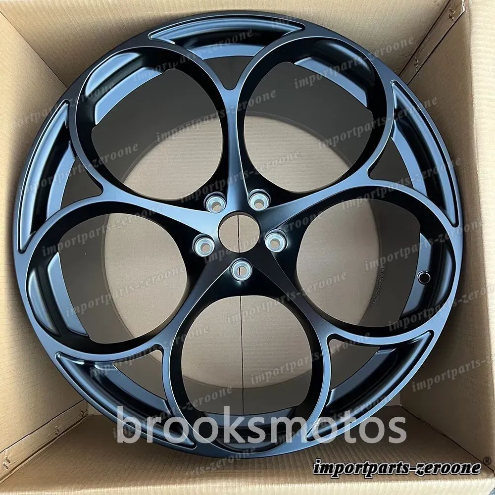 アルファロメオジュリア 19インチマットブラックフルフォージドホイール 19x8.5 19x10  LI-1001