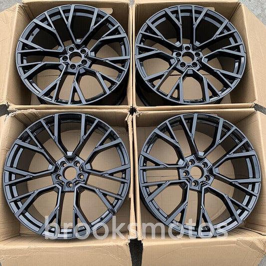 20 인치 NEW 광택 블랙 스타일 휠 2019+ BMW G05 X5 5X112 20X9 오프셋 35 BRN-1252