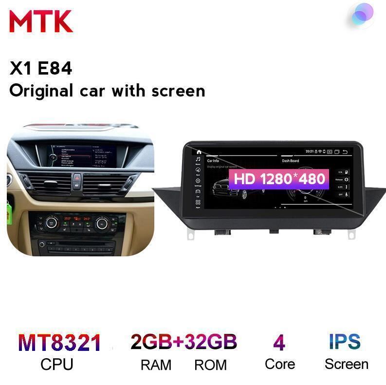 BMW X1 E84 2009-2015 アンドロイドナビ MTK WITH ORIGINAL SCREEN　　-YA-1124