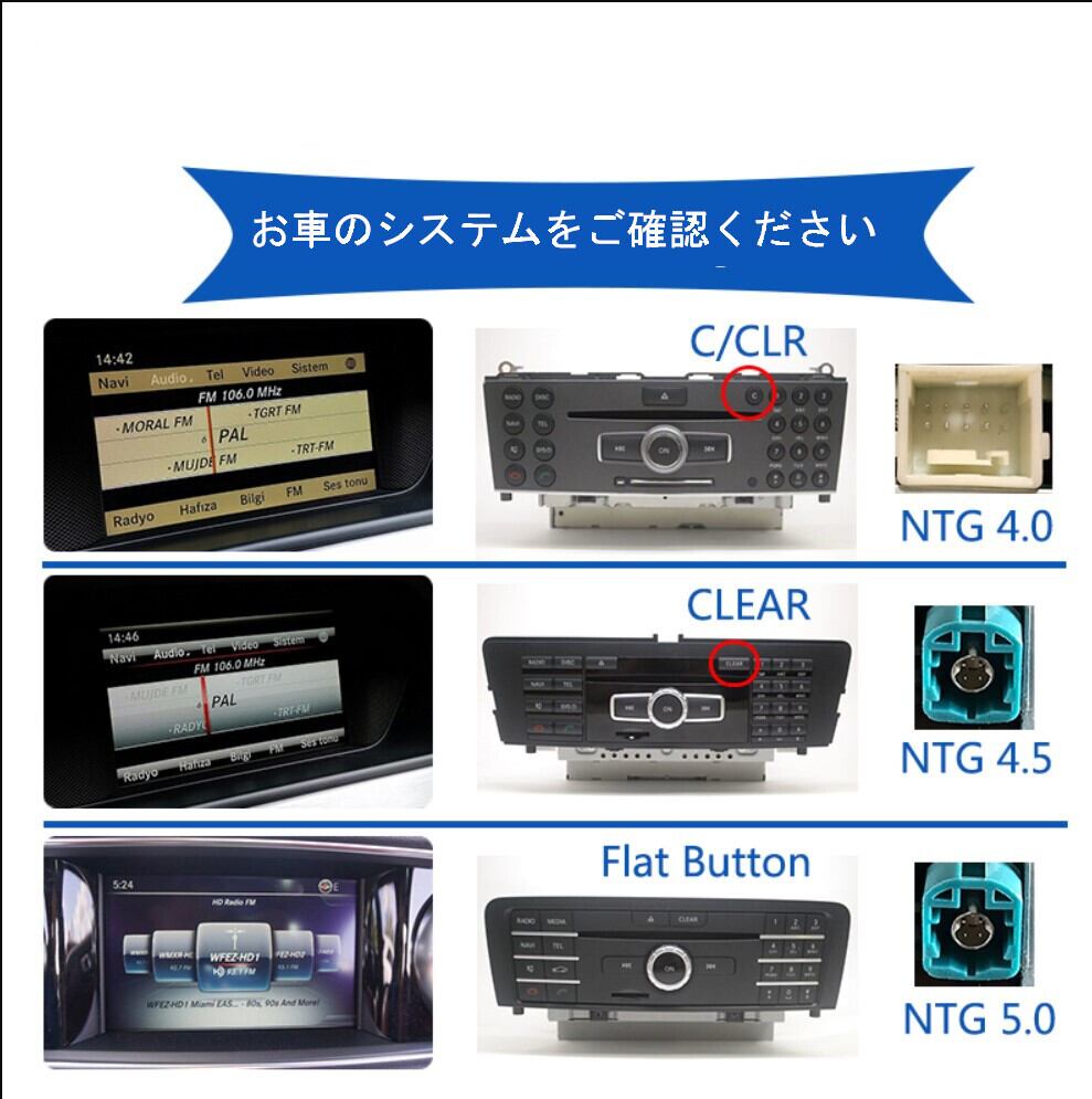 ベンツ A CLASS W176 / GLA X156 /CLA C117 2013 -2018  アンドロイドナビ　ANDROID10 　NTG 5.0 2016-2018