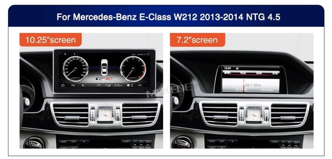 ベンツ　Eクラス　W212　13-14　アンドロイドナビ　DVD　４G　LTE　WIFI　GPS　日本語1409