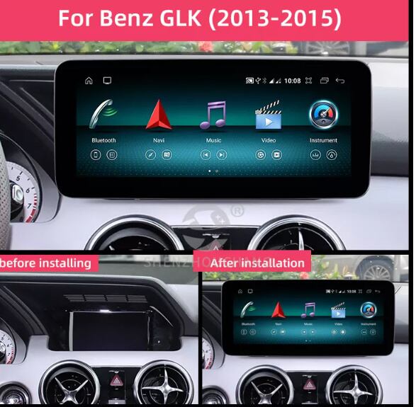 10.25インチ　メルセデス・ベンツ　GLK　2013-2015　　アンドロイドナビ　アンドロイド１1　　４G　６４GB　　-SZE-1029