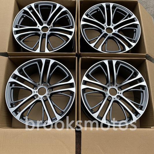 BMW X3 F25 X4 F26 310 4 개 세트 20 인치 건메탈 휠 BRN-1224