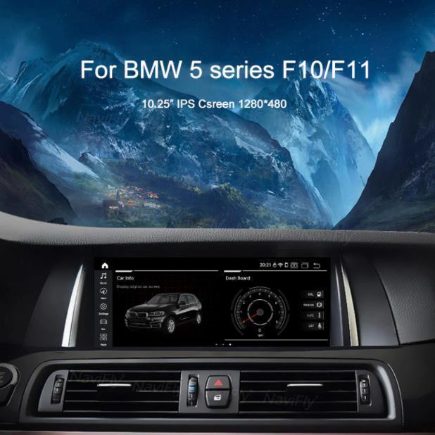 BMW 5シリーズ　F10 F11 2011-2017　アンドロイドナビ　10.25インチ 4-64G CIC　　-YA-1003