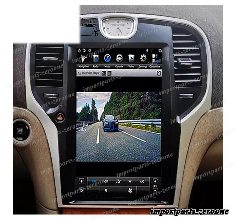 13.3インチ　クライスラー　300C　2014-2019　テスラスタイルアンドロイドナビ　アンドロイド９　4G　64G　-AUC-1023