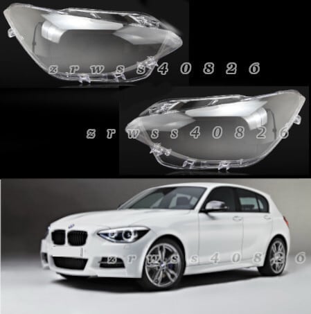 ◇BMW　１シリーズ　F20　前期　ヘッドライト　レンズ　左右　2011-2015　新品　交換用　-RE-1073