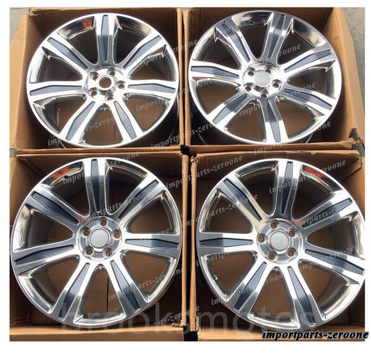 1点限り 22インチ 7 スポークオートバイオグラップスタイルホイール レンジローバー ボーグ 5x120 　-★