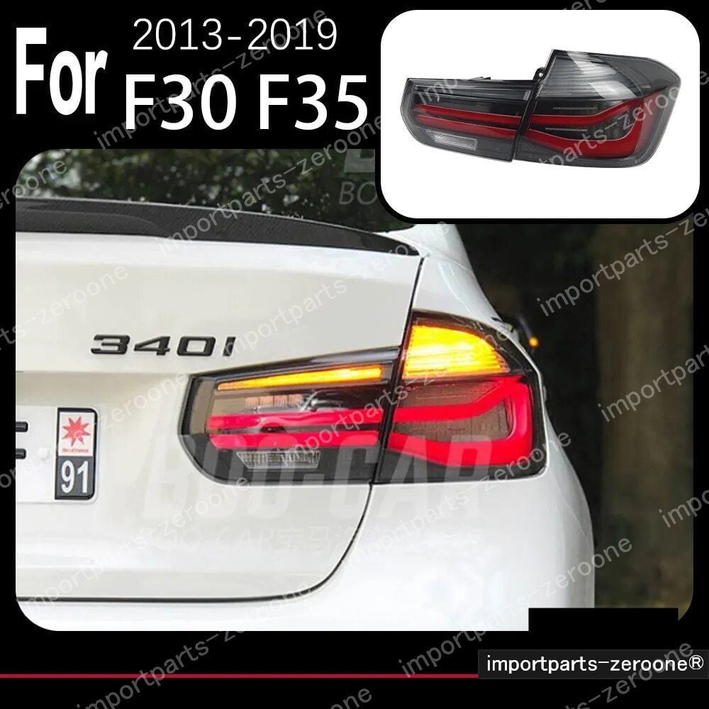 BMW　３シリーズ　 F30　2013～2018　F35　アップグレードヘッドライト　16～19 SMOKE　　-HAD-1080