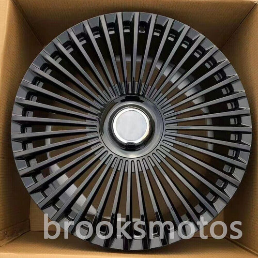 메르세데스 벤츠 W222 S 클래스 21 인치 NEW 광택 블랙 스타일 휠 BRN-1690