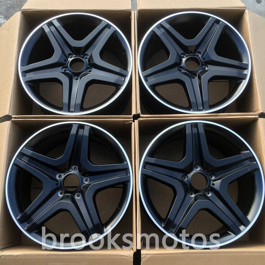 20 인치 5 스포크 휠 1998-2017 메르세데스 벤츠 G 클래스 G63 G500 BRN-1308