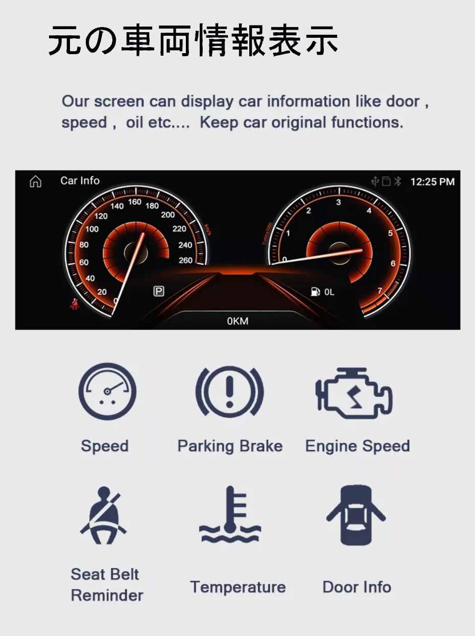 BMW 5 GTシリーズ用　F07CCC CIC2011-2018　アンドロイドナビ　ANDROID10　F07 CCC 720P