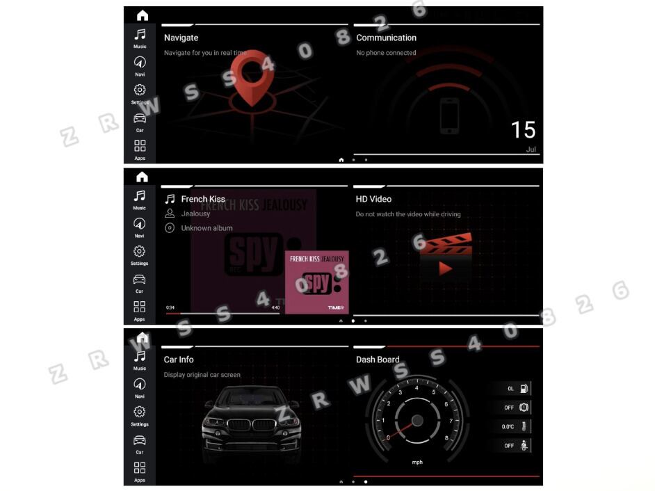 BMW Z4 E85 (2004-2008) アンドロイド ナビ 　モニター無し車両に適合