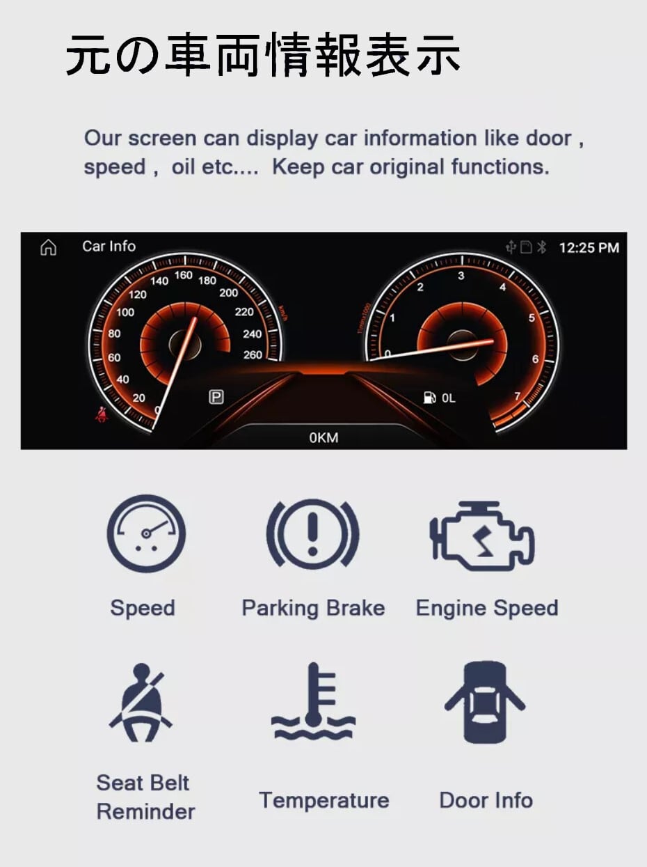 BMW 5 GTシリーズ用　F07CCC CIC2011-2018　アンドロイドナビ　ANDROID10　F07 CCC 480P