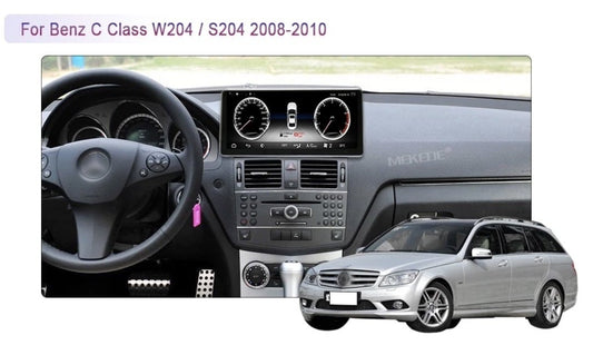 ベンツ C クラス W204 S204 2008 - 2010　アンドロイドナビ　DVD　４G　LTE　WIFI　GPS　日本語　1208