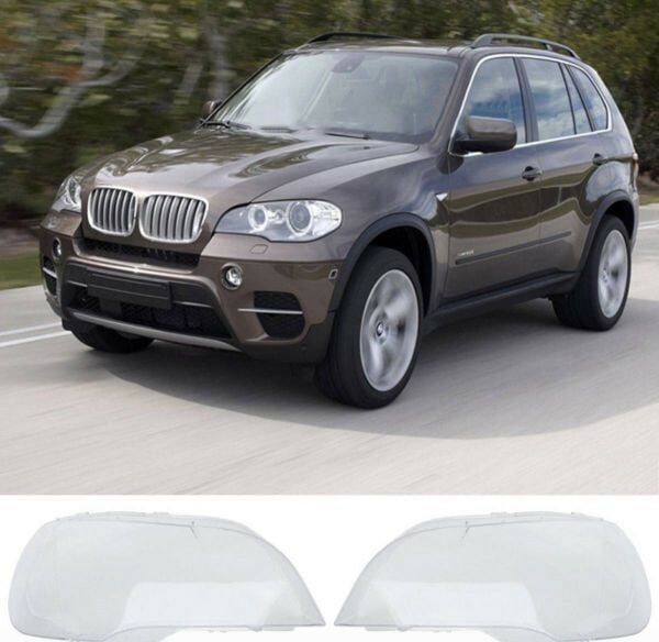 BMW X5 E70 06-13 ヘッドライト レンズ 左右 　新品　交換用　リペア用　送料無料1011