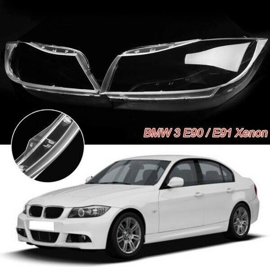 BMW　E90　E91　３シリーズ　キセノン　ヘッドライトレンズ　新品　　リペア　交換用1112