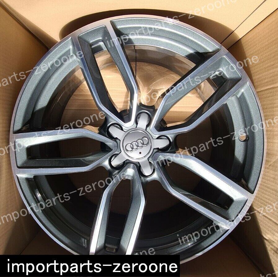 19インチ　純正 アウディ S3/RS3/A3 8V/8P DIAMOND/GREY 5 TWIN SPOKE ホイールS ４本セット SGA-1195