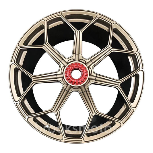 ランボルギーニ 2011-2017 アヴェンタドール LP700 SVJ 20インチ  21インチ 鍛造ホイールレッド BRN-1875