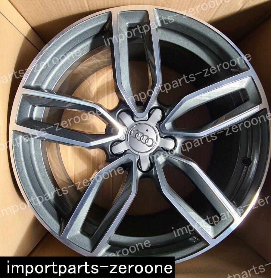 19インチ　純正 アウディ S3/RS3/A3 8V/8P DIAMOND/GREY 5 TWIN SPOKE ホイールS ４本セット SGA-1195