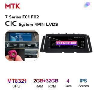 BMW 7シリーズ F01 F02 2009-2015 アンドロイドナビ MTK 32G CIC　　-YA-1120