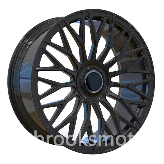 24インチ NEW鍛造ホイール ロールスロイス カリナン　 24X10 GLOSS ブラック BRN-1992