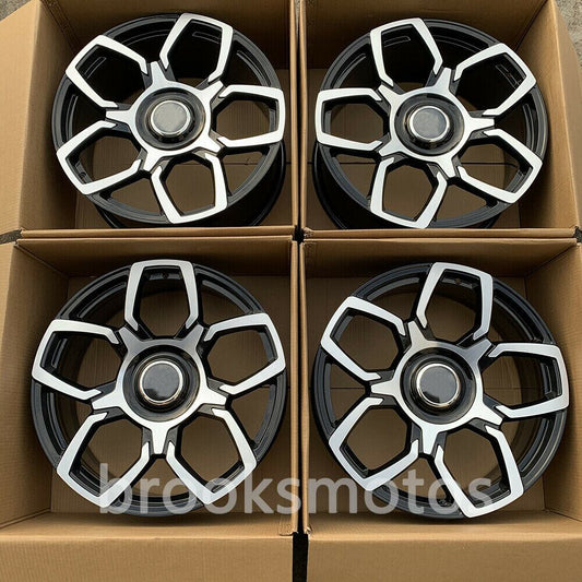 22インチ NEW鍛造ホイール　ロールスロイス　 GHOST 22X9 22X10 ブラック BRN-1910