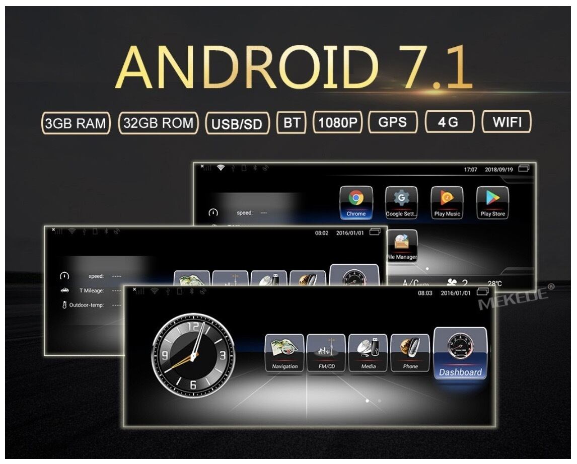 ベンツCLS-クラス W218　2011-2012　アンドロイドナビ　DVD　４G　LTE　WIFI　GPS　日本語　 CLS250 CLS350 CLS400 CLS500 CLS63 AMG1209