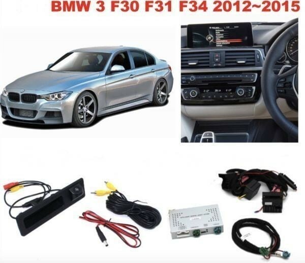 ☆ BMW　3シリーズ　バックカメラインストールパッケージ　 F30 F31 F34 2012～2015☆ 送料無料！1181