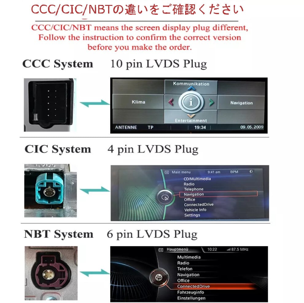 BMW X6 E71 X5 E70 2007-2013 CCC/CIC アンドロイドナビ ANDROID 10 　E70 E71 CIC 12.3''