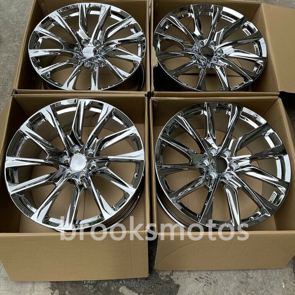 22インチ NEWクロームスタイルホイール　キャデラック　エスカレード 22X9 6X139.7 BRN-1830