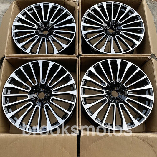 21 인치 NEW 멀티 스포크 스타일 그레이 휠 2019+ BMW G07 X7 5X112 21X9.5 BRN-1357