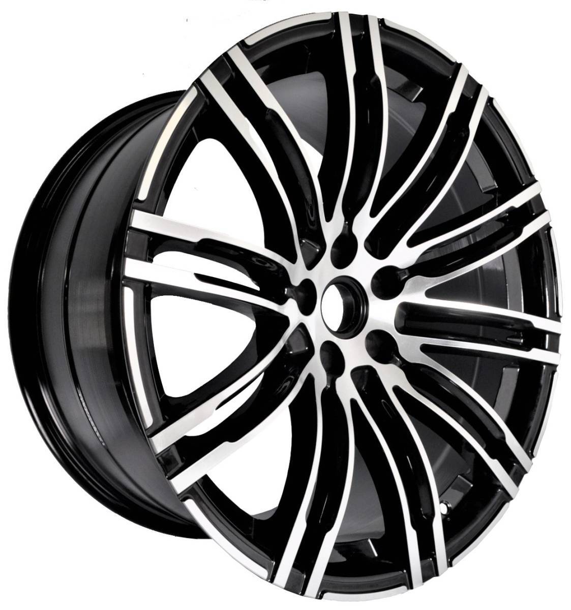 21インチ STAGGERED BLACK ホイール ( ４本セット ) ポルシェ マカン 　-DFO-1056